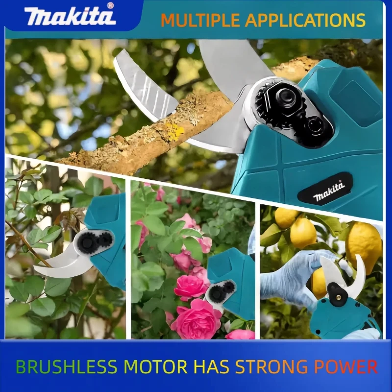 ماكيتا مقصات التقليم الكهربائية بدون فرش حديقة أداة فرع القاطع اللاسلكي مقص حديقة كهربائي شجرة الفاكهة لماكيتا 18 فولت #2