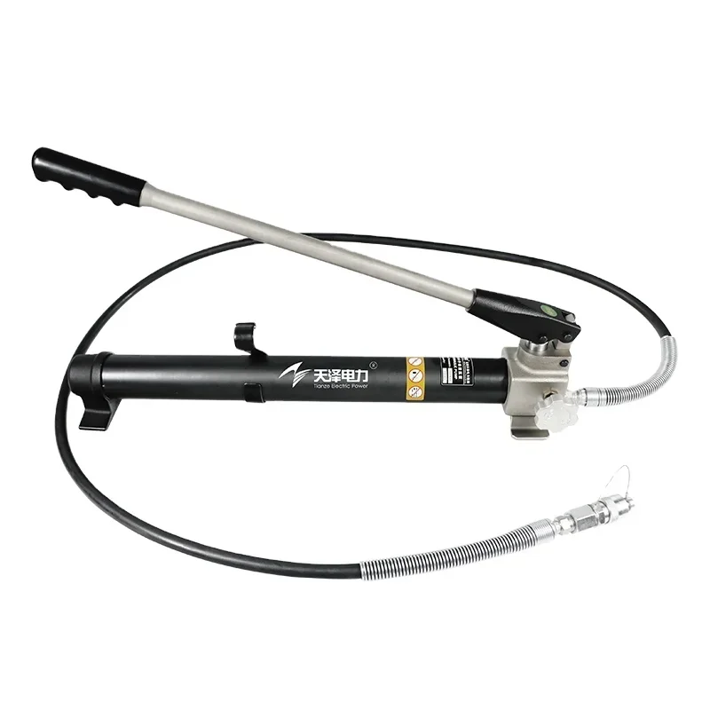 única bomba manual manual de 70MPa HP-1000 para sistema hidráulico fornece energia para ferramentas de tipo dividido.