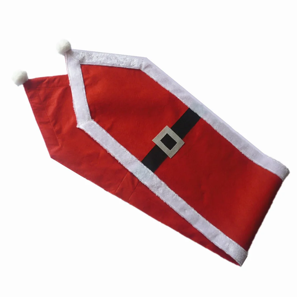 Creative Christmas Table Runner for Restaurant Home Party Use Washable Holiday Table Decoration Festive Atmosphere Accessory