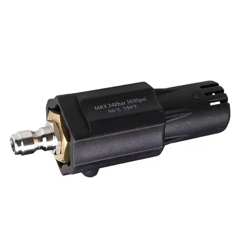 

A26F-3600PSI Turbo Nozzle, 360° Rotating, Stainless Steel Body, Core, High Pressure Quick Connect