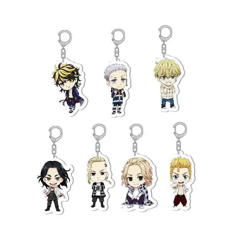 

Tokyo Revengers Hinata Tachibana Naoto Tachibana Draken Atsushi Sendo Takemichi Hanagaki Acrylic Keychain Charms Accessories