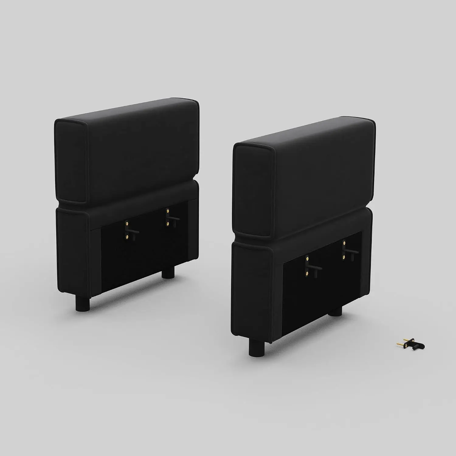 Velvet Modular Sectional Sofa Armrest & Backrest Set Side Component For Living Room Furniture, Customized