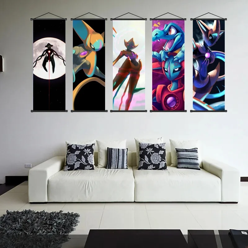 Wykwintne dekoracje z dekoderem Deoxys, wysoka jakość, odkrywają tajemnicę transformacji pokémonów z innych planiet, do dekoracji pokoju z pokémonami.