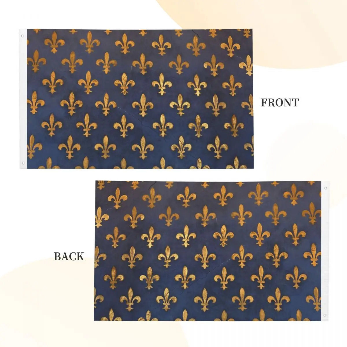 Florence Flag Outdoor Banner Polyester Fleur De Lis Lily Flower Symbol Flag Decoration Double Sided 2x3 3x5 4x6 5x8 FT Flags