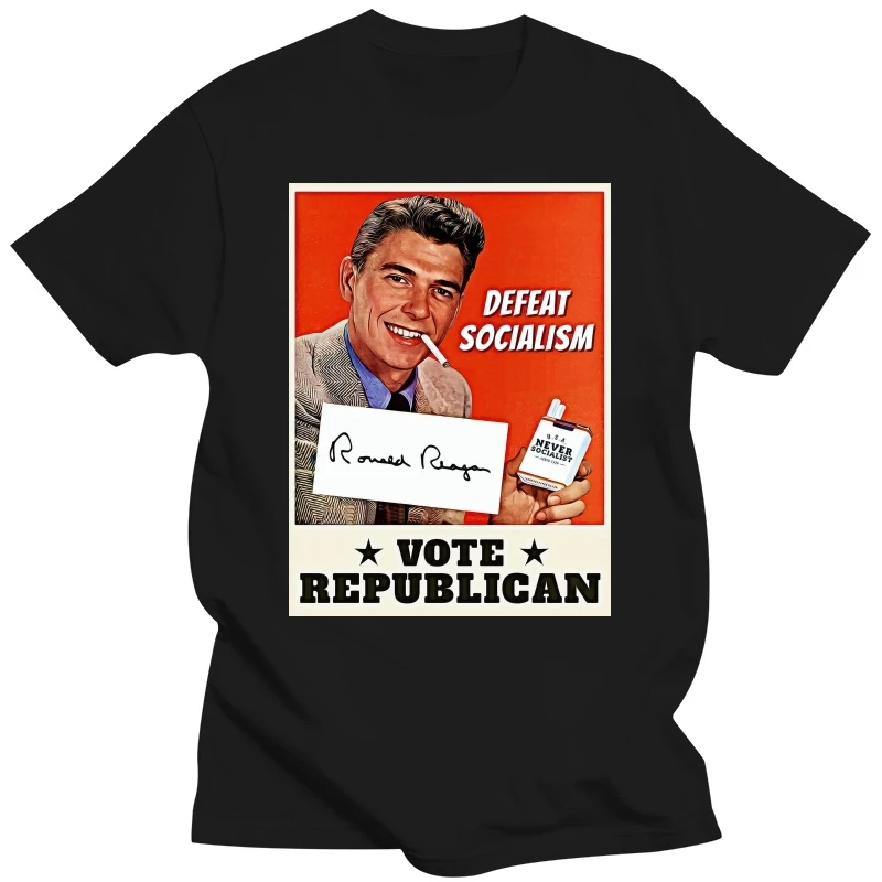 Ronald Reagan Defeat Socialism Vote Republican T-Shirt