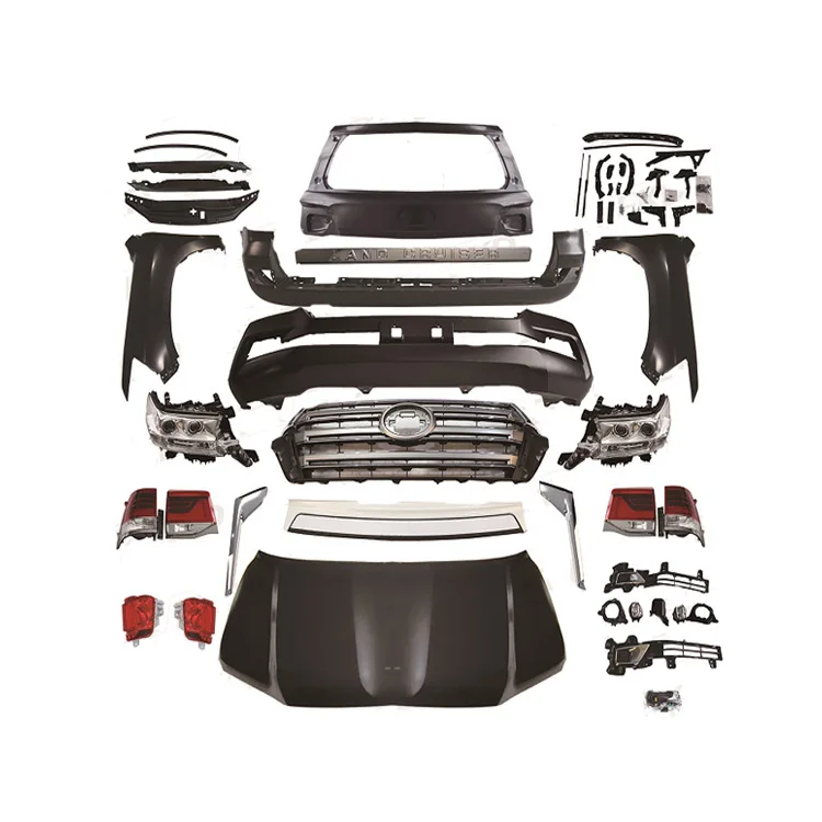 

DaMeiLC200 2008-2015 Upgrade 2016 Body Kits Front Rear Bumper Grille LED Headlamp Hood Tail Light Body Kit For Land Cruis