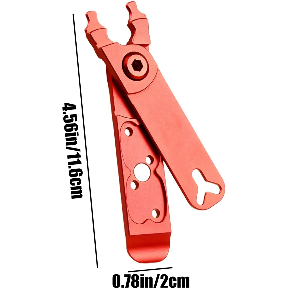 Bicycle Missing Link Plier Tool Tire Lever Missing Link Box Bicycle Master Link Plier Valve Tool 4 in 1 Multifunction Tool