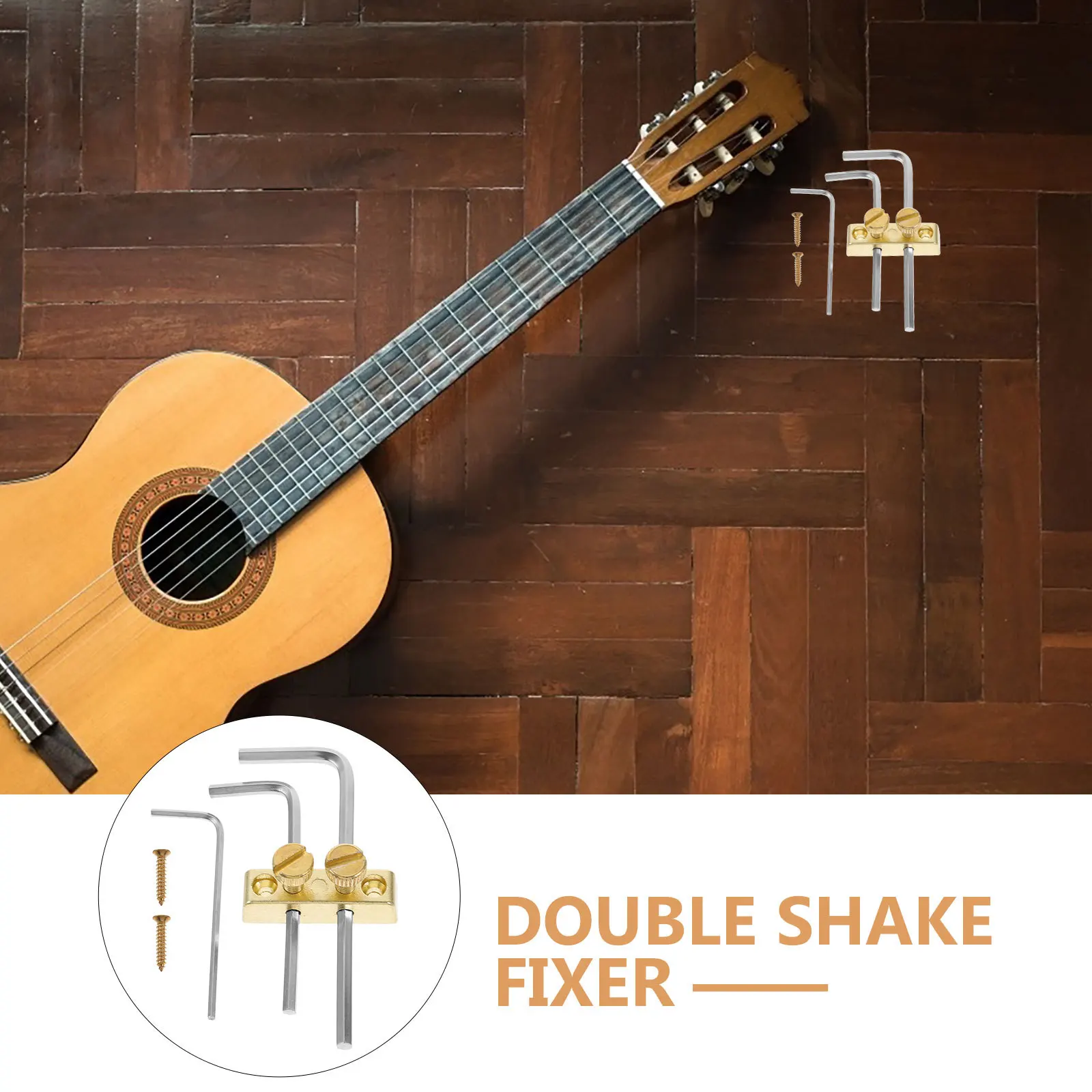 

1Set Guitar Wrench Holder Metal Durable Flexible Fit Electric Acoustic Guitar Bridge Maintenance Repair Luthier Tools