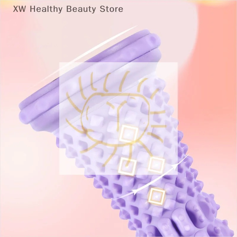 

Массажер для ног, массажный ролик, массажный мяч для йоги, валик для подошвенной фасции, уход за мышцами, пластиковый ручной массажер для ног, ролики