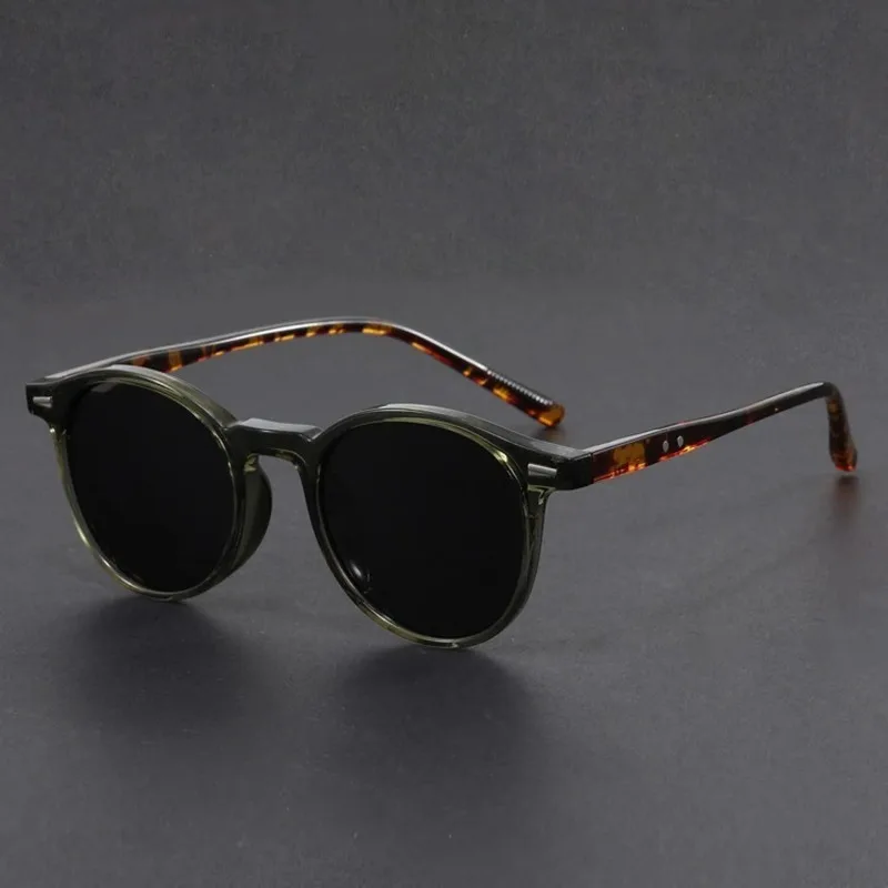 Retro Men TR90 Fashion Glasses Men Fashion Shades Polygon Women Oval High Quality Travel Eyewear UV400 Sunglasses