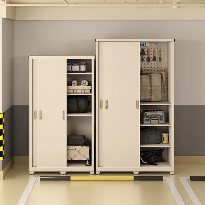 

Outdoor courtyard storage cabinet, rainproof and sunscreen, balcony locker, sunscreen cabinet, large capacity parking