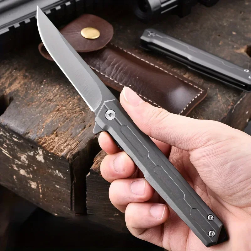 M390 high hardness EDC outdoor folding knife, outdoor survival knife, outdoor camping pocket knife