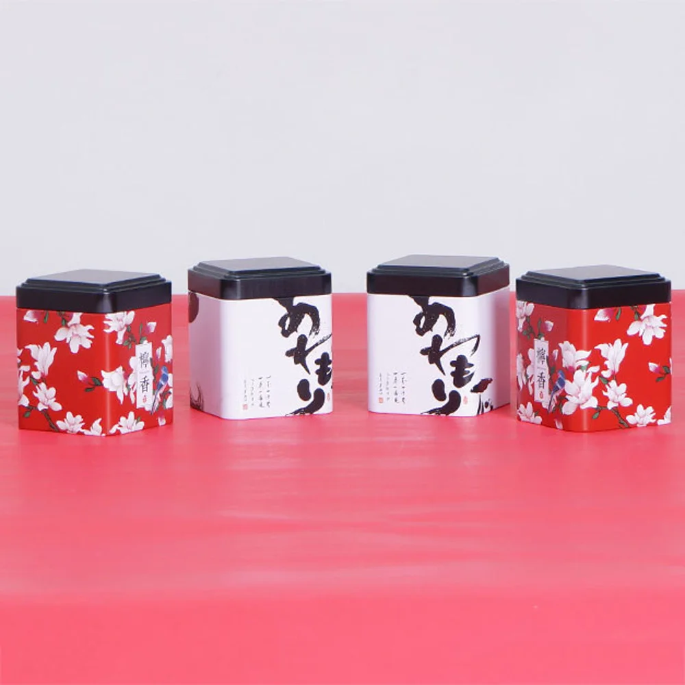 

Multifunction Vintage Household Storage Container Sweetmeat Kitchen Tea Box Tea Jar Teaware Candies Can