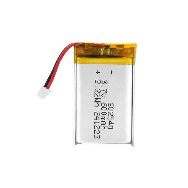 [New] 3pcs for 602540 Polymer Lithium Battery 3.7V 600mAh Battery for Handheld Packer Camping Light LED Lamp Power Supply