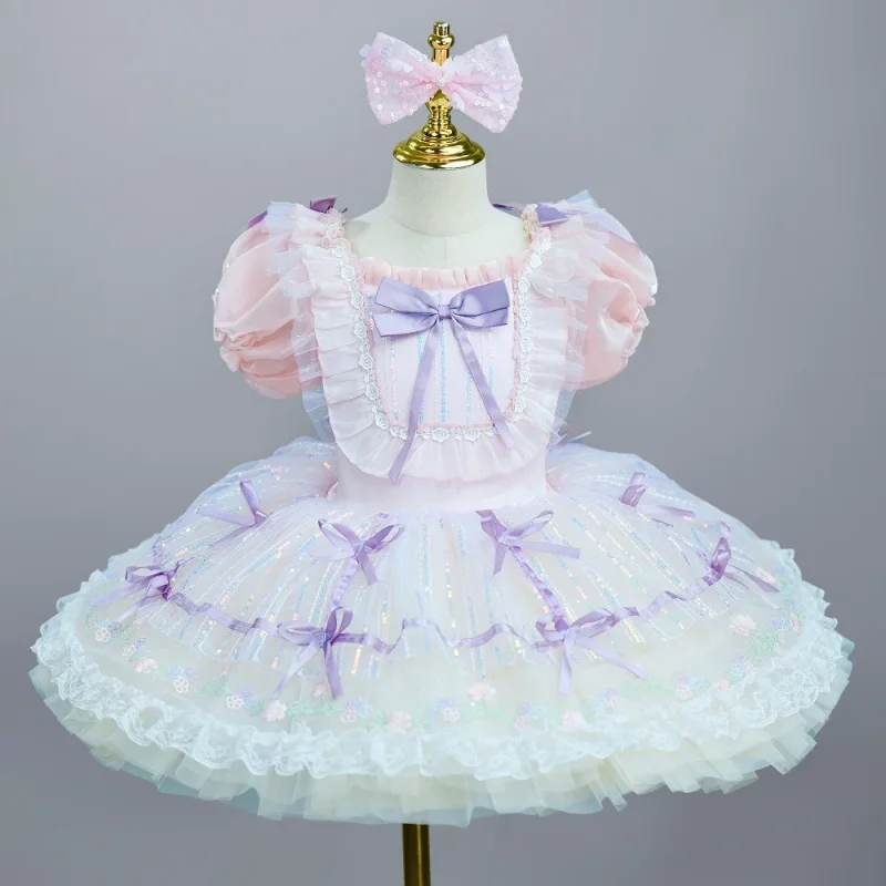 أداء ثياب أنيقة للفتيات الباليه توتو ملابس الرقص ملابس الاطفال فستان الباليه المرحلة ازياء جودة ملابس الأطفال