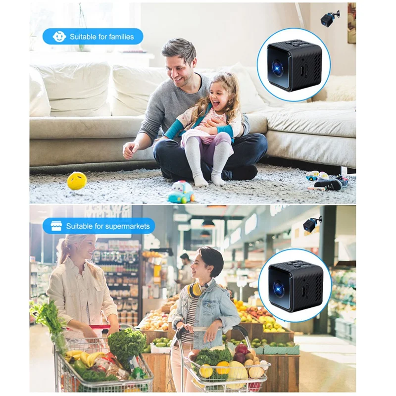 

4K Mini Camera WiFi Camera HD1080P High-Definition Night Mini Recorder Wireless Mini Camera Video Monitoring-AB01