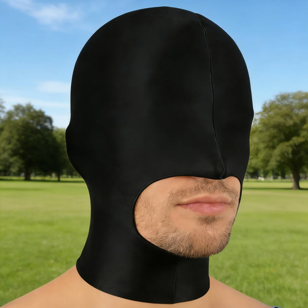 

Маска-балаклава LEOHEX унисекс из ледяного шелка с глянцевым эффектом, солнцезащитная, с открытым лицом, дышащая, для косплея, выступлений и занятий спортом на открытом воздухе