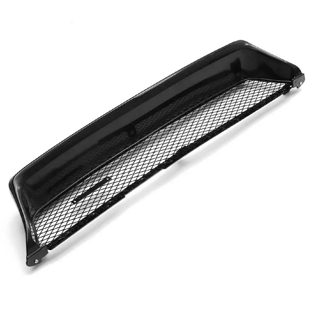 Car Front Grilles Bumper Grille Touring Wagon Style Racing Grill Glossy Black For Toyota Corolla AE101 1993-1997 Exterior Part