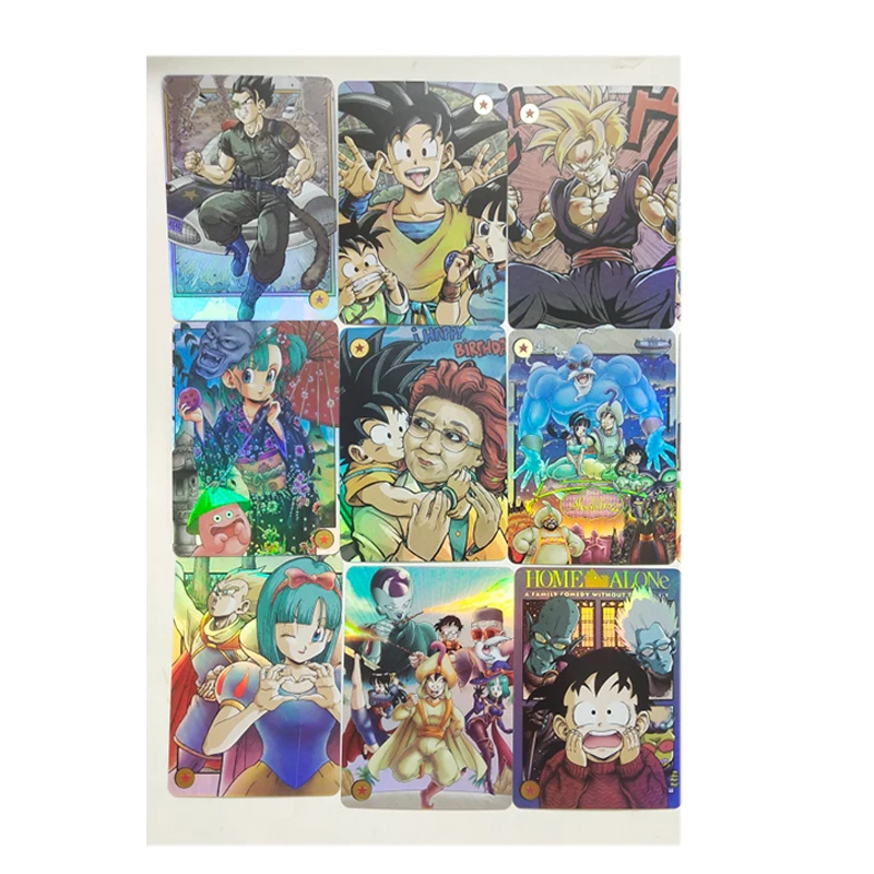 Anime Dragon Ball Son Goku Torankusu Son Gohan Gotenks Self Made Flash Card Game Collection Surprise Birthday Christmas Gifts