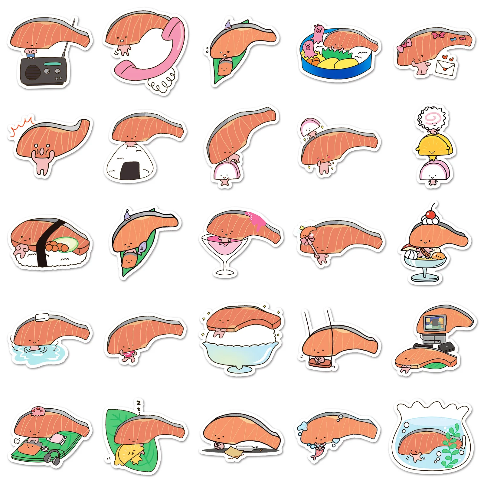 10/30/50 Stuks Grappige Sanrio Kirimichan Cartoon Stickers Kawaii Kids Speelgoed Auto Diy Telefoon Gitaar Waterfles Notebook Graffiti Stickers