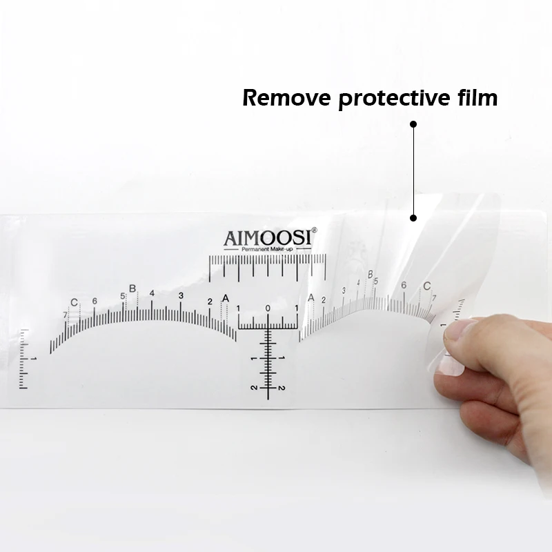 Disposable Eyebrow Ruler Stencils 5/10/20/50/100 Microblading Mapping Measuring Shaper Tool for Permanent Makeup Tattoo Supplies