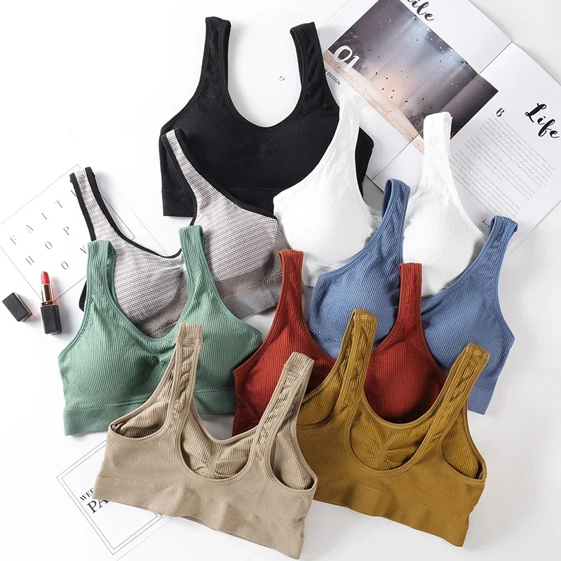 Reggiseni senza cuciture per le donne reggiseno senza cuciture Top intimo femminile Comfort Sport Top reggiseni Push-Up Wireless Lingerie Sexy