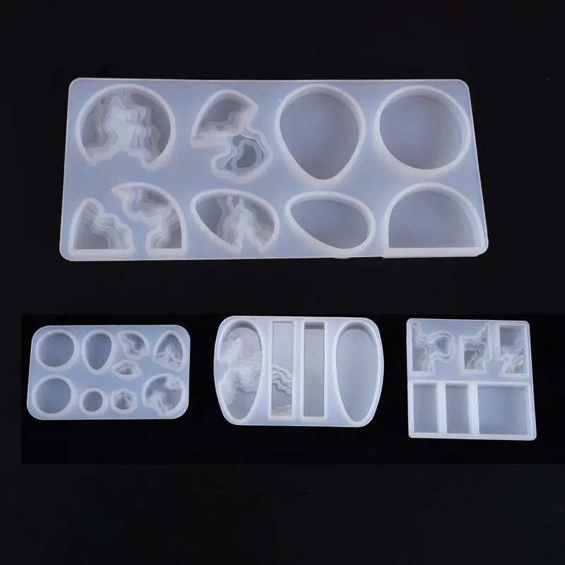 

Beach Island Crystal Epoxy Mold Resin Beach Terrace Landscape Gem DIY Pendant molds for jewelry Make 3D Crafts Tray Mould