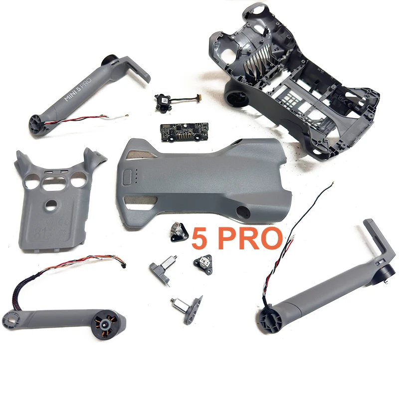 Original Upper Shell for MINI 5 PRO Front Right Motor Arm Axis Rear Back Arm Motor Shaft Mini 5 PRO TOP Cover for DJI MINI 5 PRO