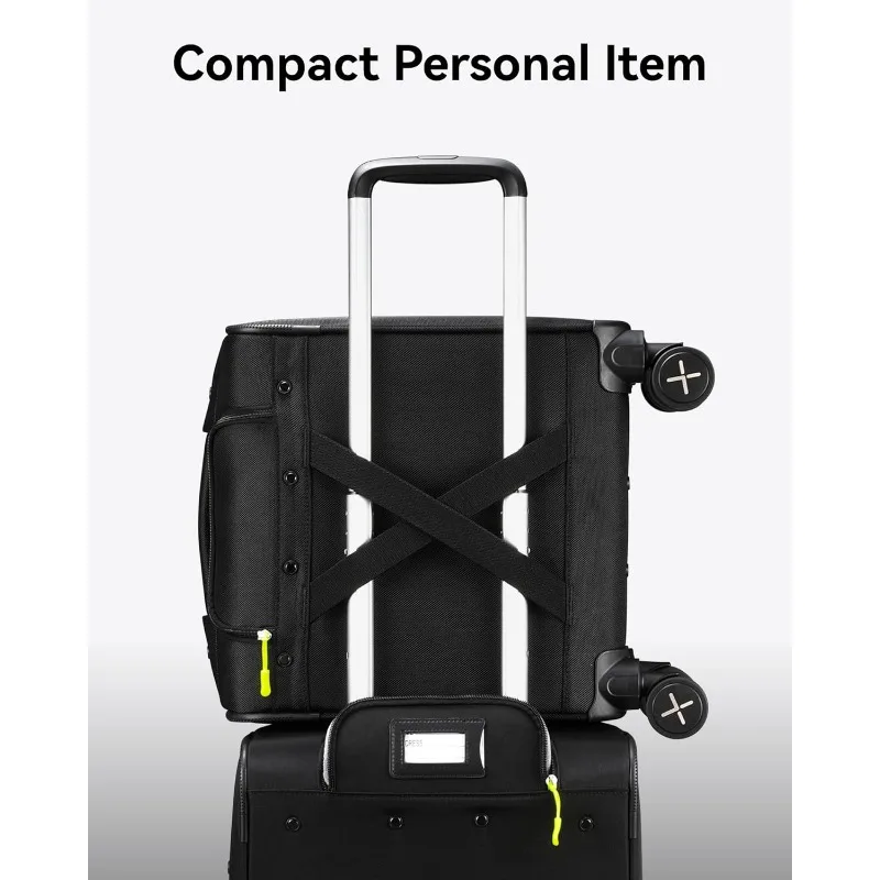 Чемоданы для ручной клади с вращающимися колесами, 20-дюймовый мягкий расширяемый чемодан на колесиках для путешествий, бизнеса