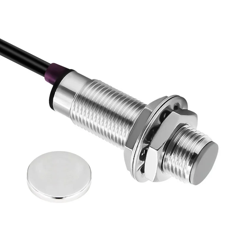 M12 Magnetic Proximity Switch Sensor GHG12-10A Two-Wire Normally Open 0-24V