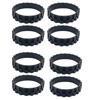 X17A 2025 NEW-8PCS For Roborock S5/T6/T7 Accessories Xiaomi Walking Wheel Tire Skin Replacement Robot Vacuum Cleaner Parts