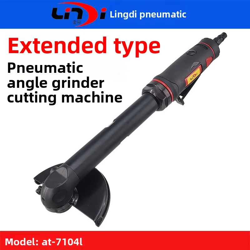 Taiwan Lingdi AT-7104L Pneumatic Extended Cutting Machine 100MM Angle Grinder Grinding Polishing  Wheel
