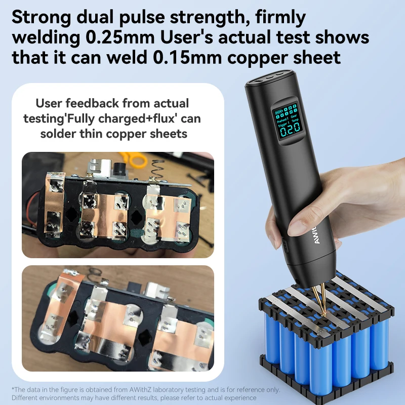 Awithz HD2 Portable Battery Spot Welder DIY Mini Welding Machine