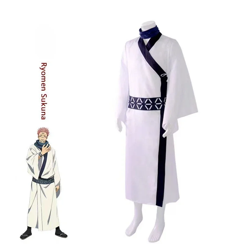 ريومين - أزياء دي كوسبلاي سوكونا للبالغين، أزياء يابانية، كيمونو هانفو صب الهالوين، كرنفال