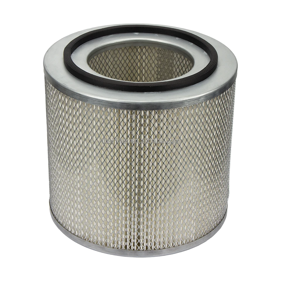 Dust Filter Cylinder Gas Turbine Intake Metal Screen Wood Pulp Fiber Dust Filter element Cartridge Hepa Filter