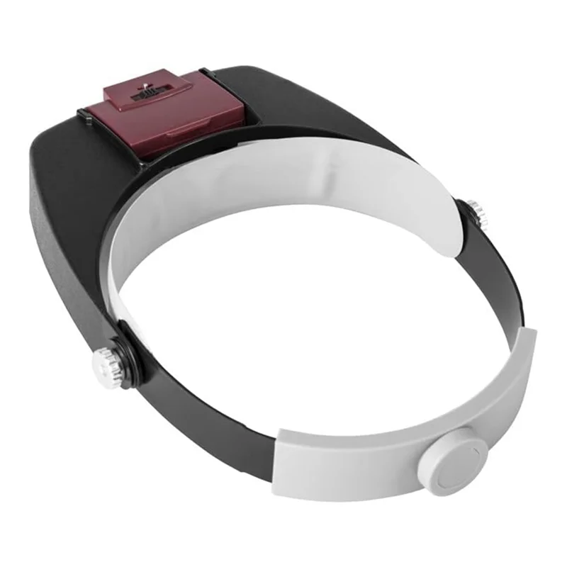 A26F-LED แว่นตาคาดศีรษะเรืองแสง 10X แว่นขยายปรับขนาดลูเป้สำหรับอ่าน Optivisor