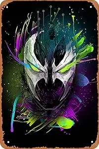 Metal Sign - Spawn in The Disco Tin Poster 12 X 8 Inches