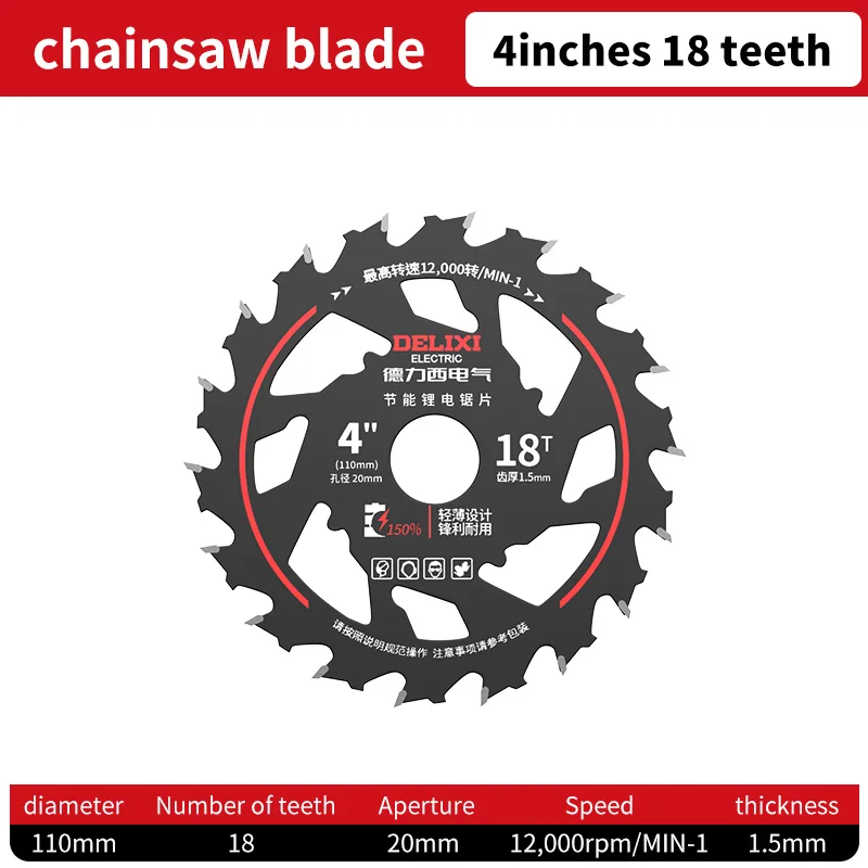 Kreissägeblatt Hartmetall-Holzschneidscheibe 110-165mm X18/24T X20mm Spitzenbestückte Schneidklinge Holzbearbeitungs-Schneidwerkzeuge Scheibe
