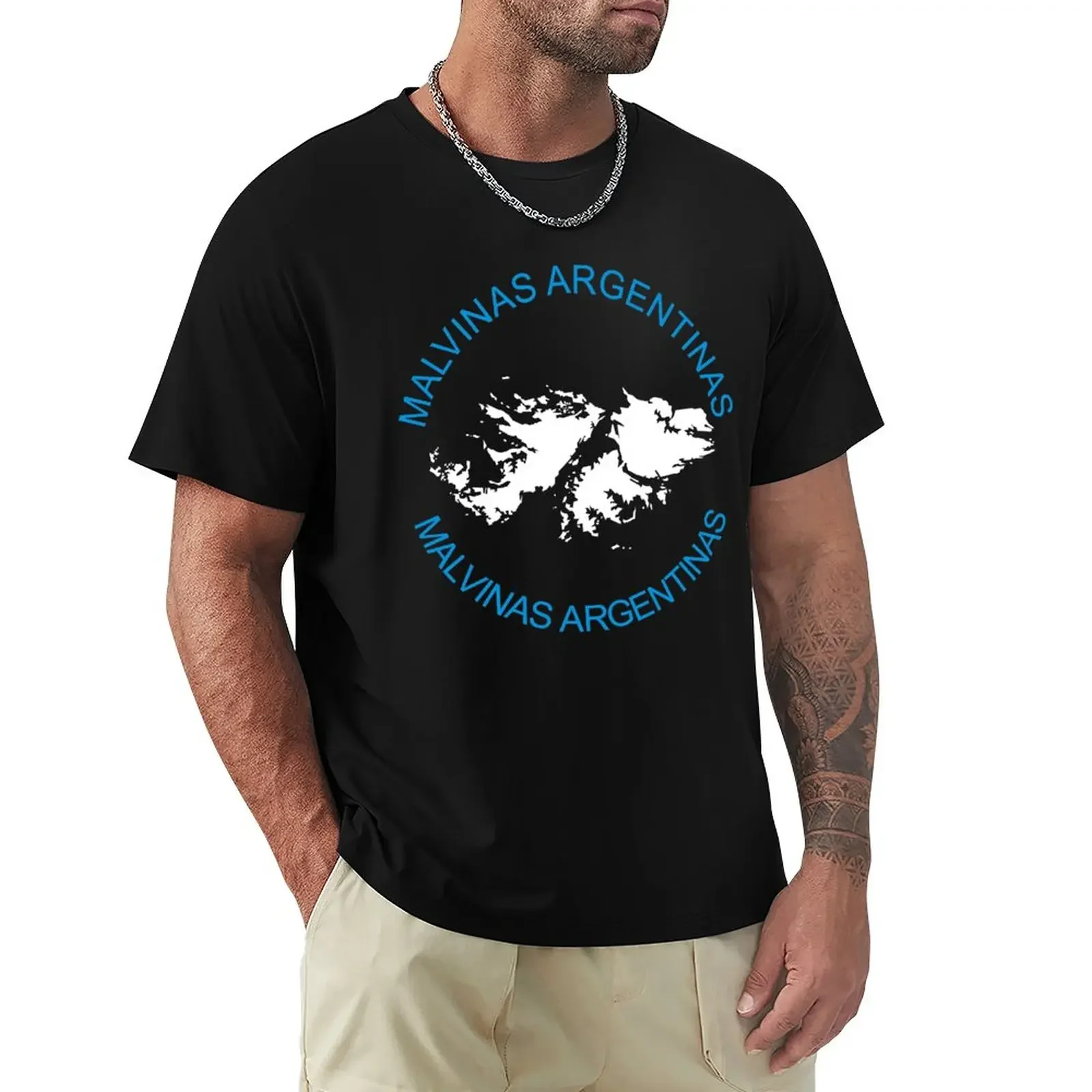 

Malvinas Argentinas T-Shirt summer top summer tops quick drying men clothes