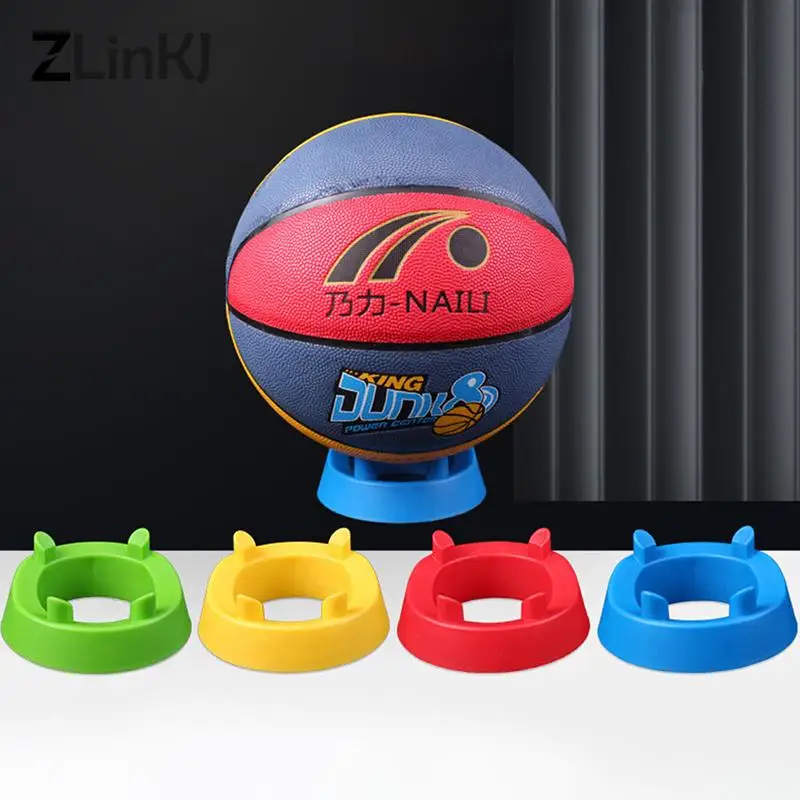 1Pcs Ball Stand Display Halter Rack Unterstützung Basis Für Fußball Rugby Kristall Labyrinth Maze Ball Fußball Volleyball Basketball