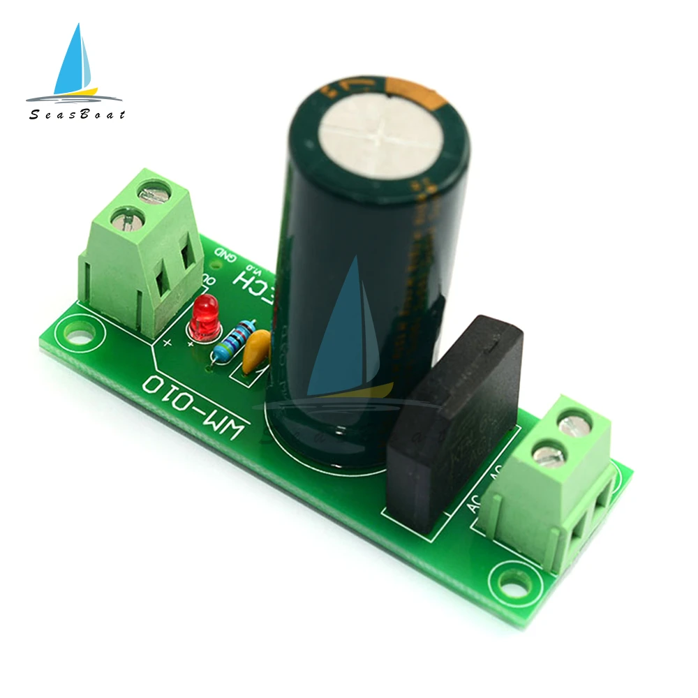 50V 4700uF amplificatore di potenza raddrizzatore filtro scheda di alimentazione circuito di alimentazione singolo AC 35V a DC 50V 6A modulo di alimentazione