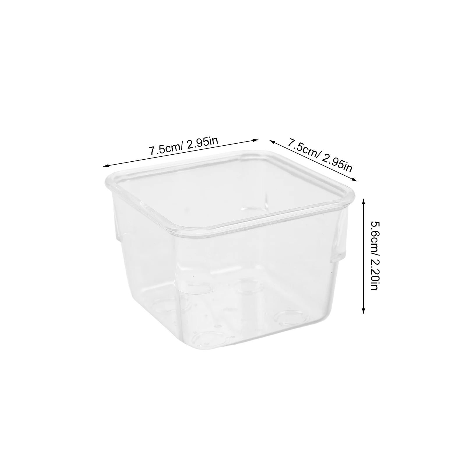 24Pcs Stackable Clear Plastic Makeup Organizer Drawers for Cosmetics Accessories Small Transparent Storage Bins Vanity