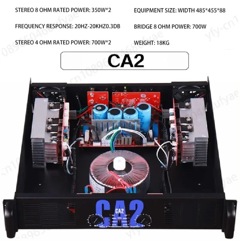 Power Amplifier 1300 Watts X/ CA20 Crest Audio Power Amplifier CA2 CA4 CA9 CA12 CA18 CA30 CA50 Professional Sound Standard CA20