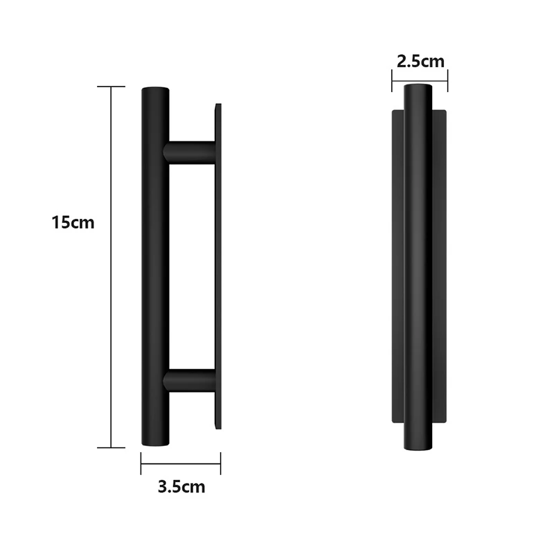 Poignées auto-adhésives pour poignées de porte Non perforées, polyvalentes, simples et modernes, petites poignées d'armoire, 1 pièce