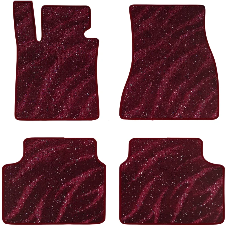 

4PCS Starry Sky Blanket Custom Car Floor Mats For Infiniti QX55 Auto Carpets Foot Coche Accessorie floor liners