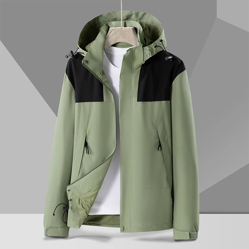 Feng Yi Men's Spring and Autumn Jackets Men's Thin Jackets Women's Waterproof Windbreakers Outdoor Fishing Four Seasons Mountain