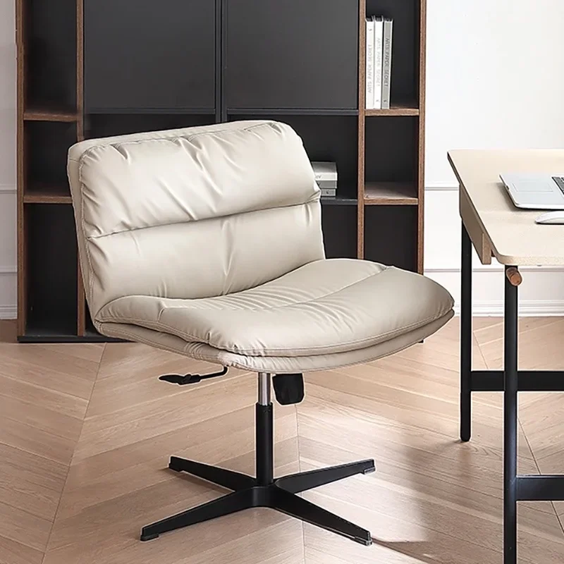 

Leather Home Bedroom Study Computer Chairs Front Desk Business Negotiation Office Chair Cloakroom Clothing Store Makeup Chair