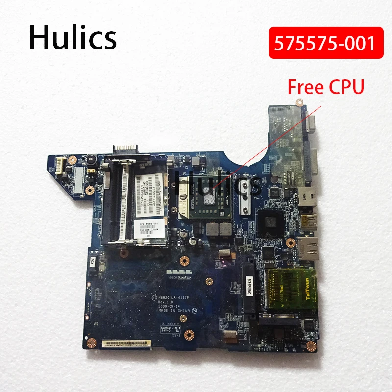 hulics usado 575575001 apto para hp pavilion dv42000 575575 computador portatil placa principal la4117p cpu livre 01