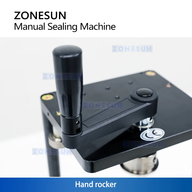 ZONESUN ZS-FJG100 Sigillatrice manuale per lattine in PET e alluminio nella produzione di piccoli lotti