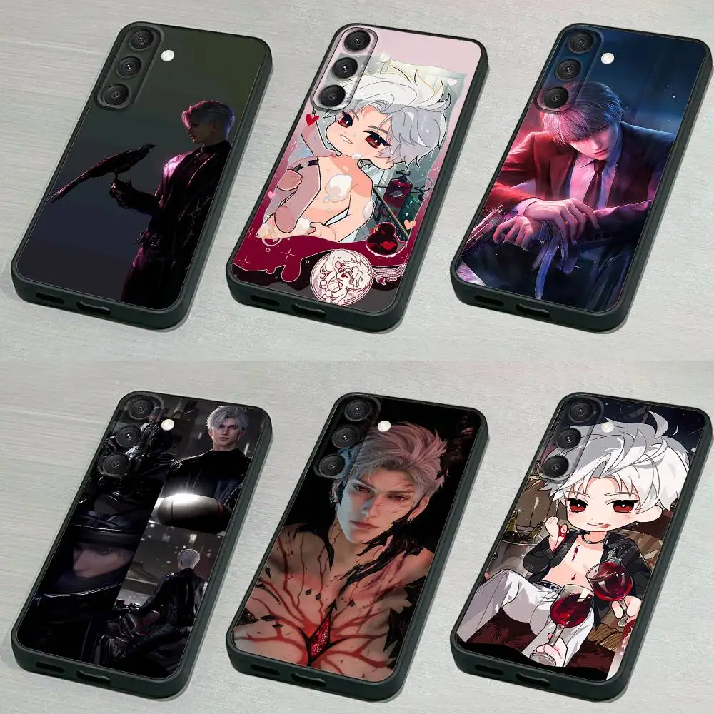 

LoveS And D-DeepspaceS ylus Phone Case For Samsung S 25,24,23,22,30,21,10,9,Ultra,Plus,Lite,FE,4,5G Black Soft Case